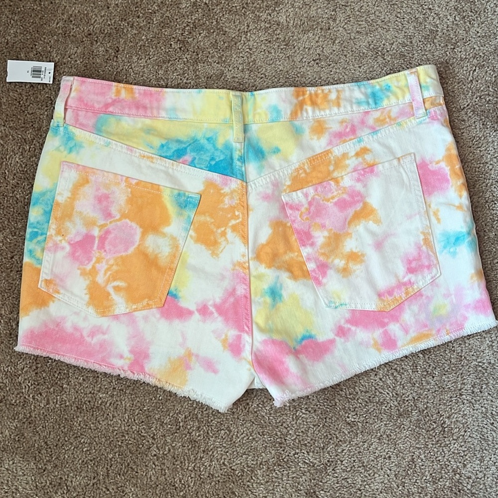 NWT Old Navy Tye Dye Button Fly Shorts - Picture 6 of 11